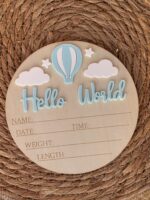 Табелка Hello World за момче