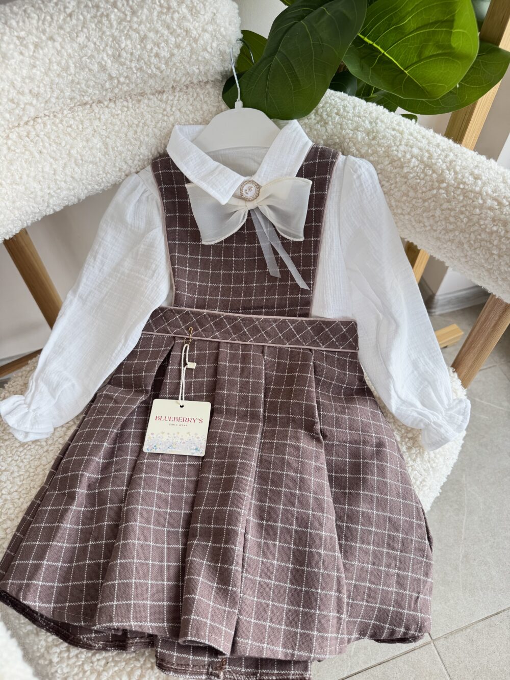 Little Princess – елегантна детска рокля с риза (2 части)