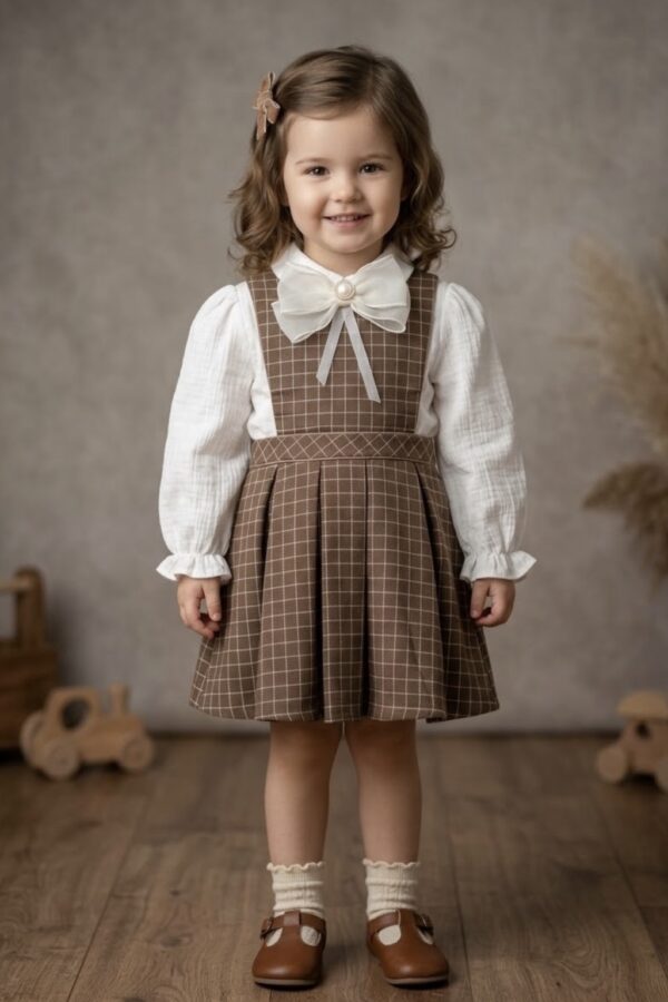 Little Princess – елегантна детска рокля с риза (2 части)