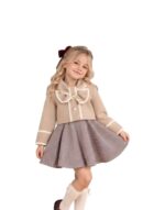 Детски комплект с панделка "Beige"